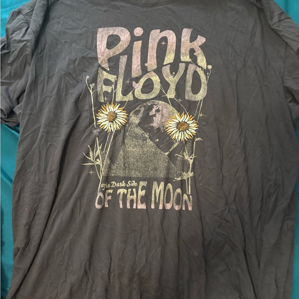 Torrid Black Pink Floyd Graphic Tee